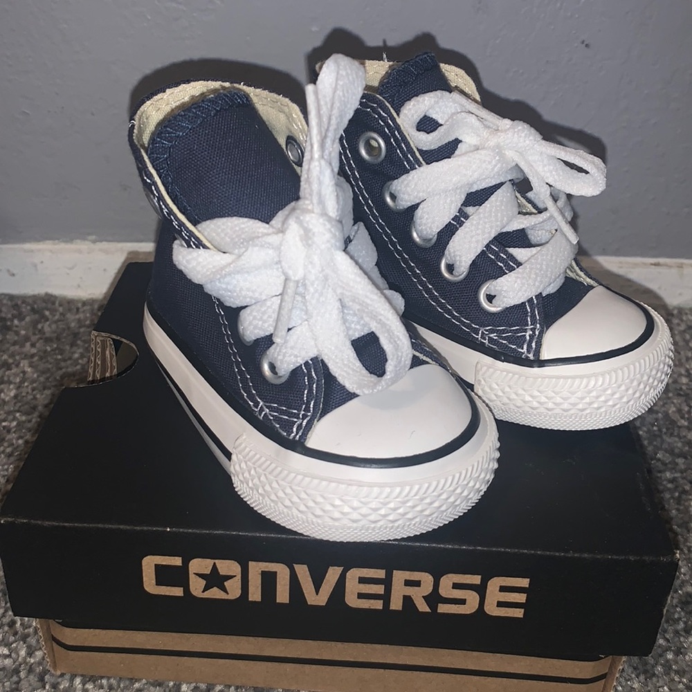 Blue converse
